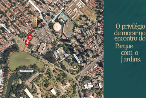 HORIZ Ibirapuera Apenas 300 metros o Parque Ibirapuera